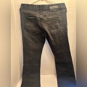 Buckle Aiden Black Bootcut Men's Jeans